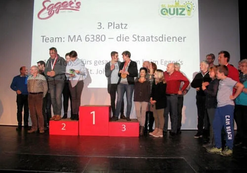 Siegerehrung St. Johanner Quiz Bild 10