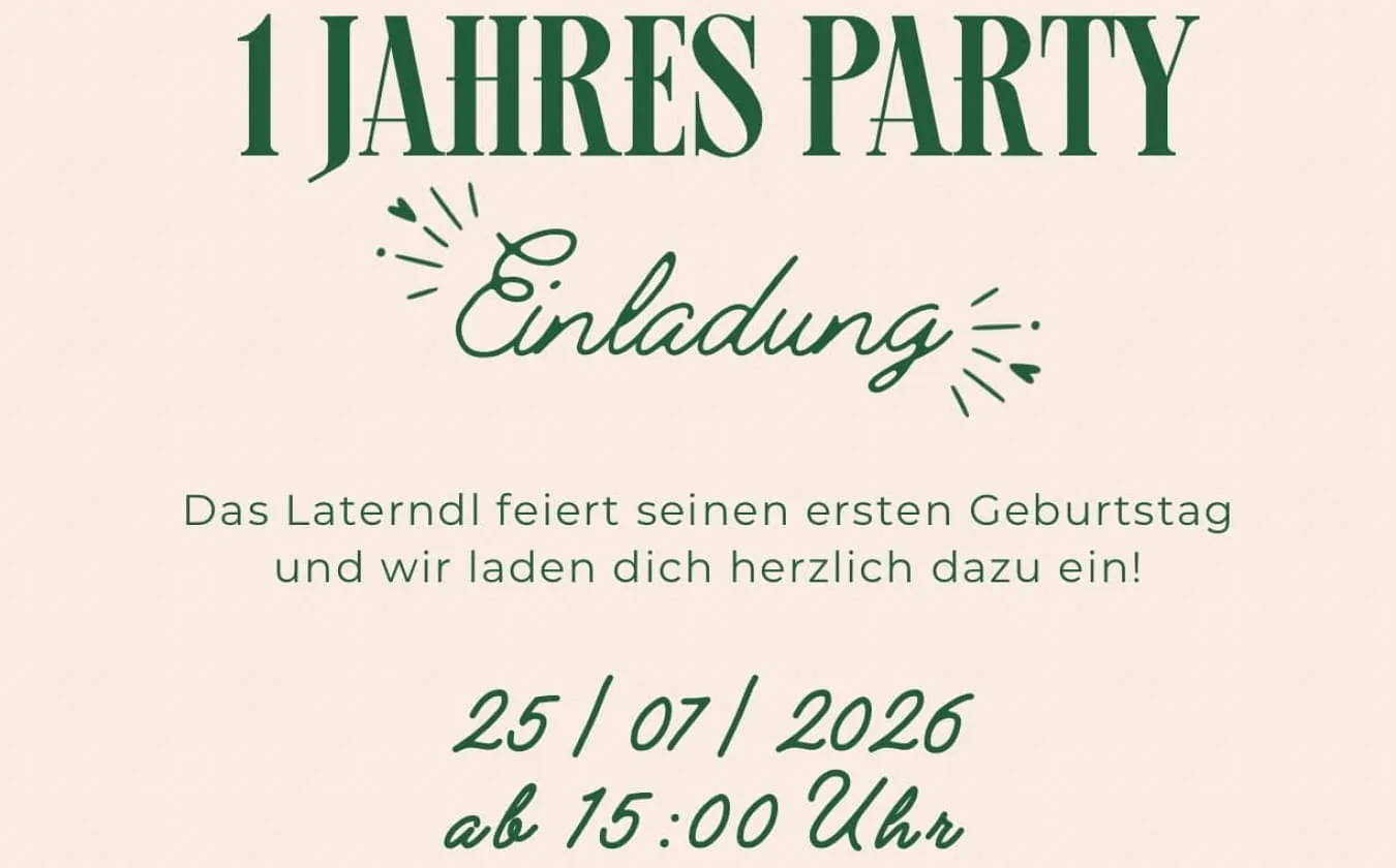 1-Jahres-Party